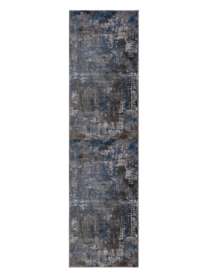 Flair Rugs Chodnik "Wonderlust Cocktail" w kolorze szaro-niebieskim rozmiar: 80x300 cm