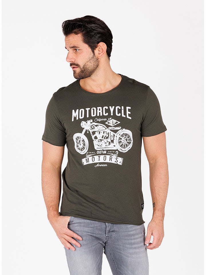 KEY LARGO Koszulka "Oregon trail" w kolorze khaki rozmiar: XL