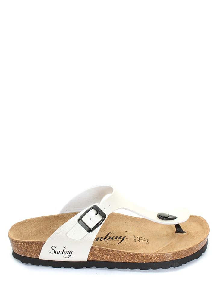 Sunbay Japonki "Camelia" w kolorze białym rozmiar: 41