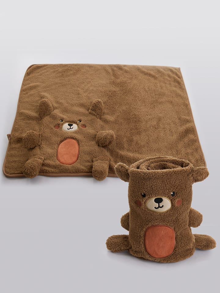 Denokids Koc "Teddy Bear" w kolorze brązowym rozmiar: onesize