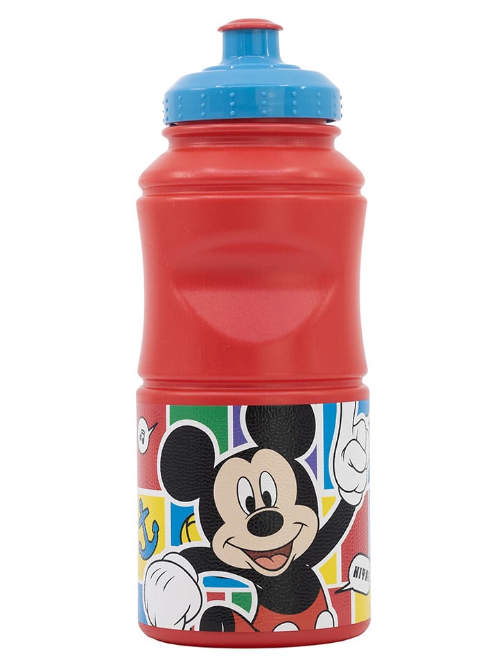 MICKEY Bidon "Mickey Mouse" w kolorze czerwonym - 380 ml rozmiar: onesize