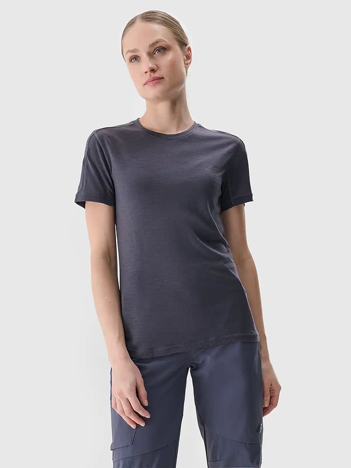 4F Koszulka sportowa w kolorze granatowym rozmiar: XS