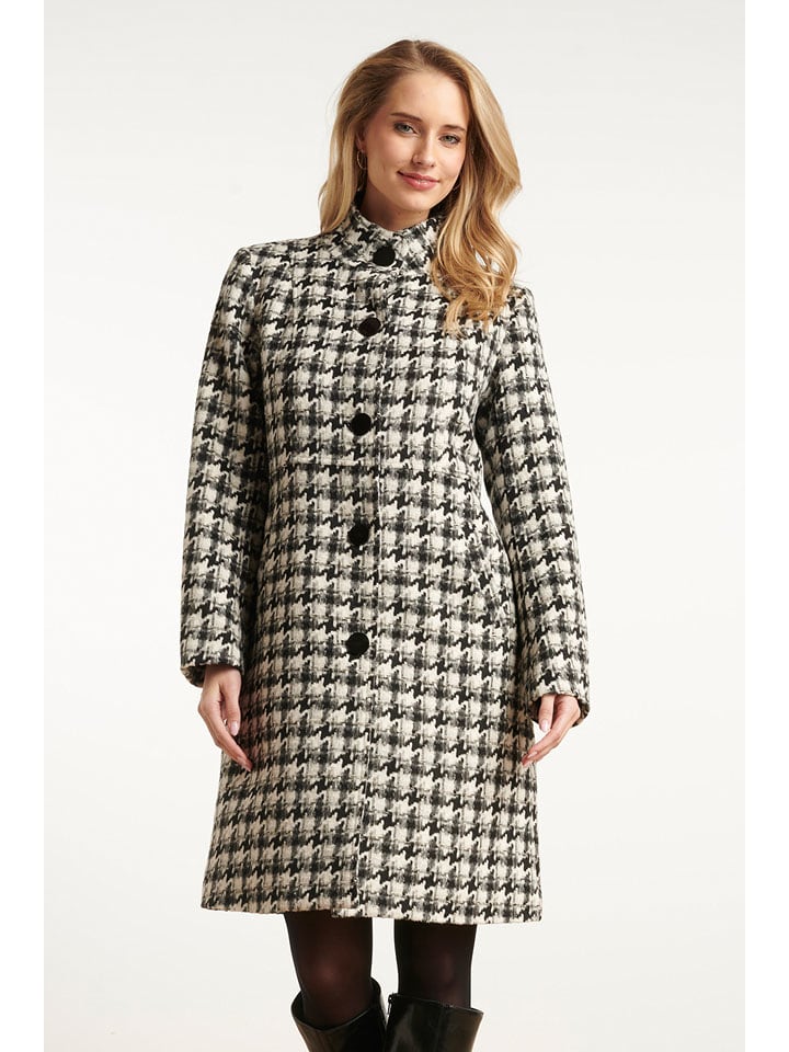 Smashed Lemon Płaszcz przejściowy w kolorze biało-czarnym rozmiar: XL