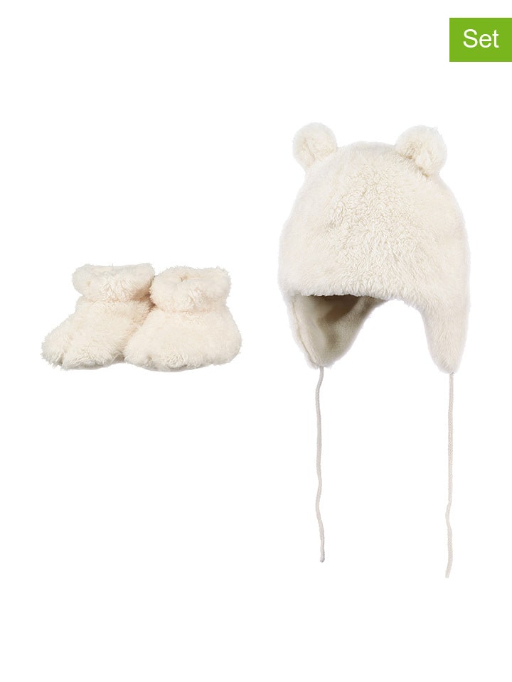 Barts 2-częściowy zestaw prezentowy "Noa" w kolorze kremowym rozmiar: 47 cm