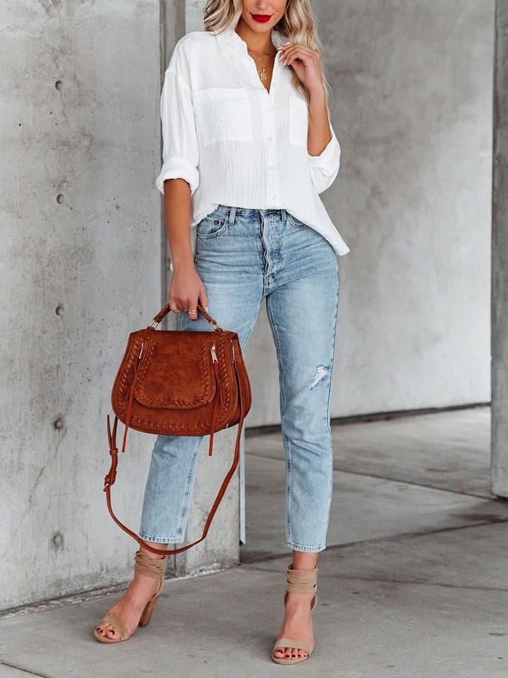 LA Angels Bluzka w kolorze białym rozmiar: L