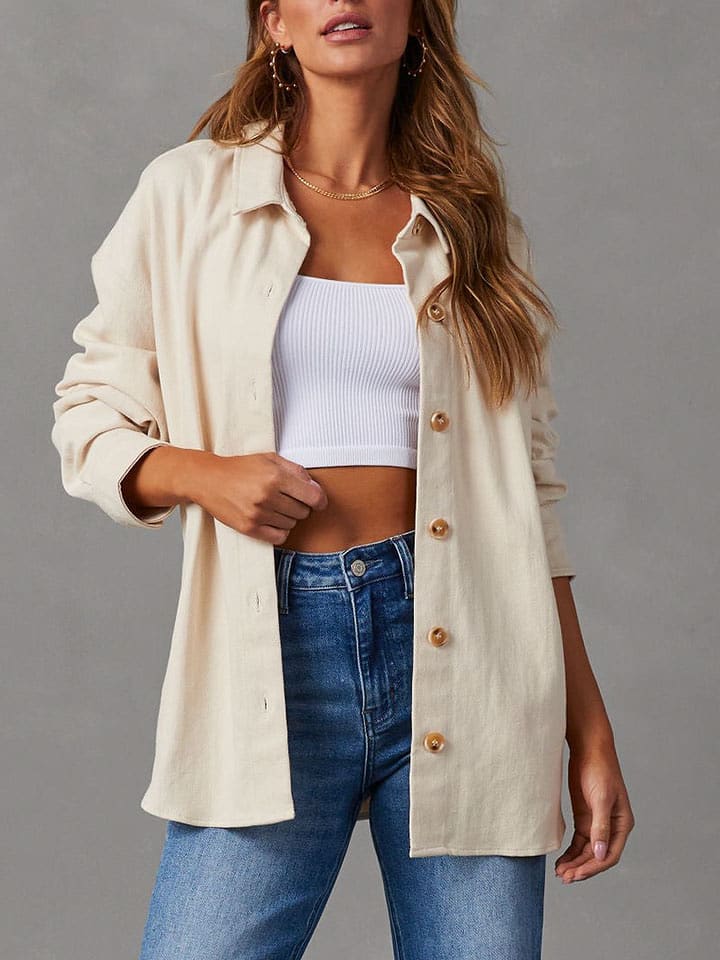 Milan Kiss Koszula w kolorze kremowym rozmiar: XL