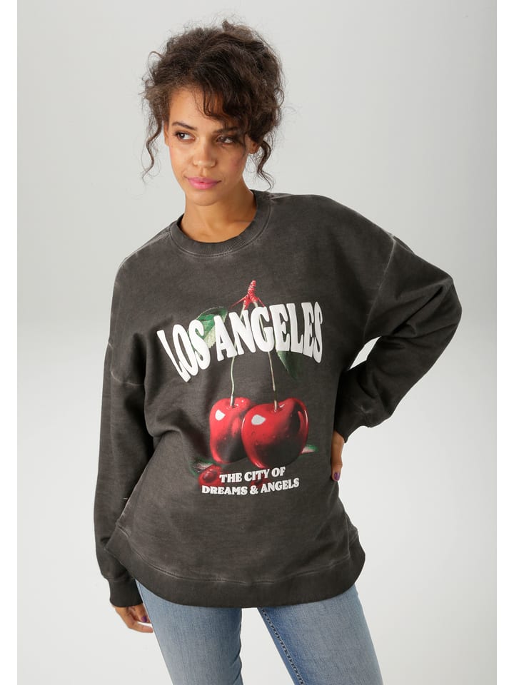 Aniston Bluza w kolorze antracytowym rozmiar: 36