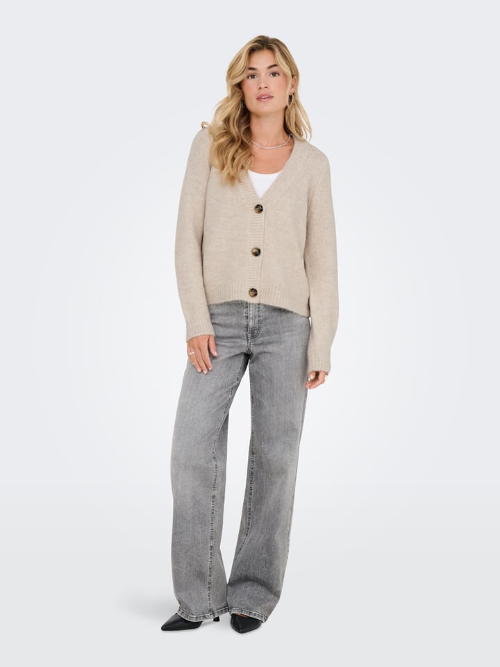 ONLY Kardigan w kolorze beżowym rozmiar: XS