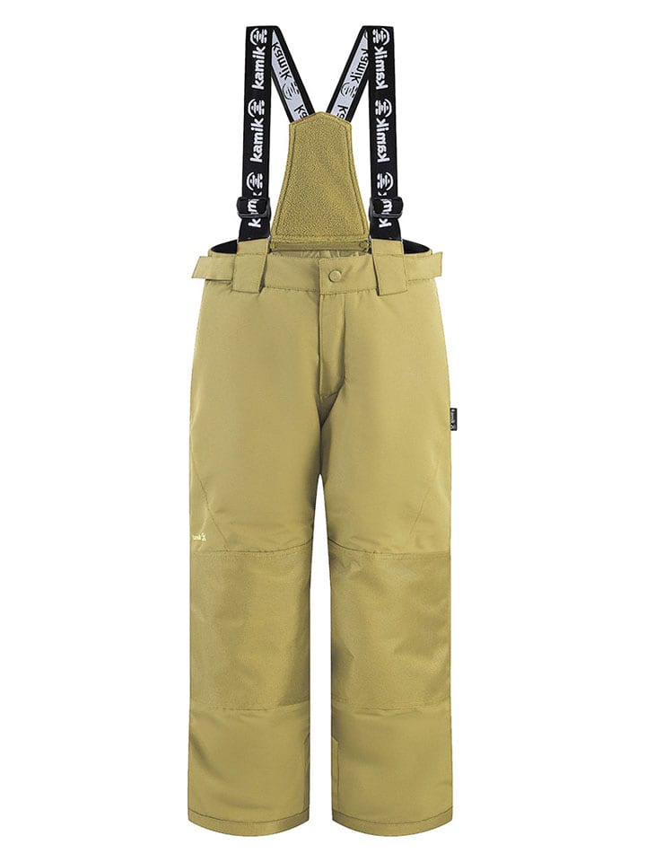 Kamik Spodnie narciarskie "Harper" w kolorze khaki rozmiar: 116