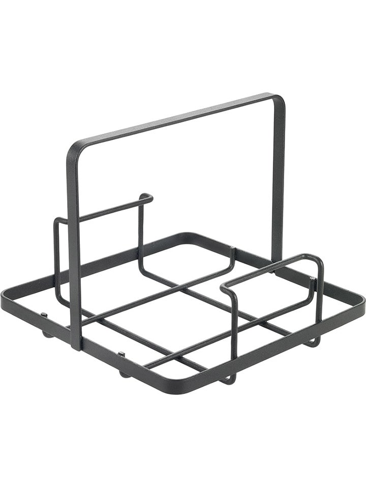 metaltex Serwetnik "Lava" w kolorze czarnym - 19 x 15 x 19 cm rozmiar: onesize