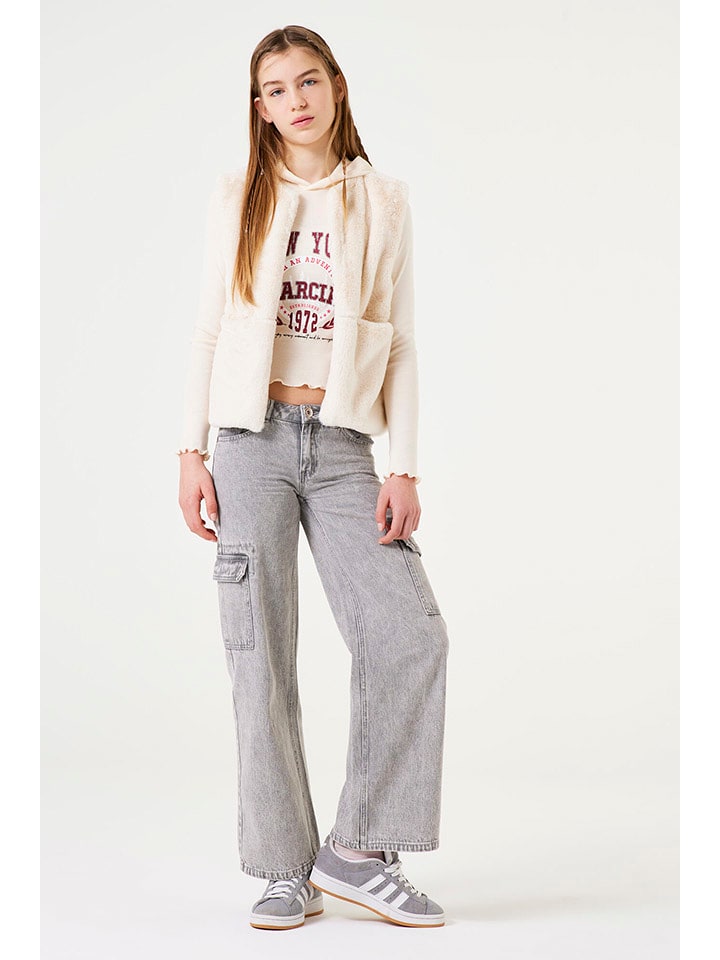 Garcia Bojówki dżinsowe w kolorze szarym rozmiar: 158