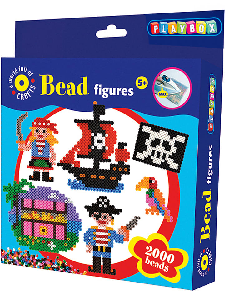 Playbox 2.000-częściowy zestaw koralików do prasowanek - 5+ rozmiar: onesize