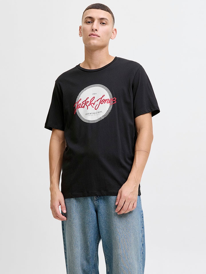 Jack & Jones Koszulka "Urban" w kolorze czarnym rozmiar: M