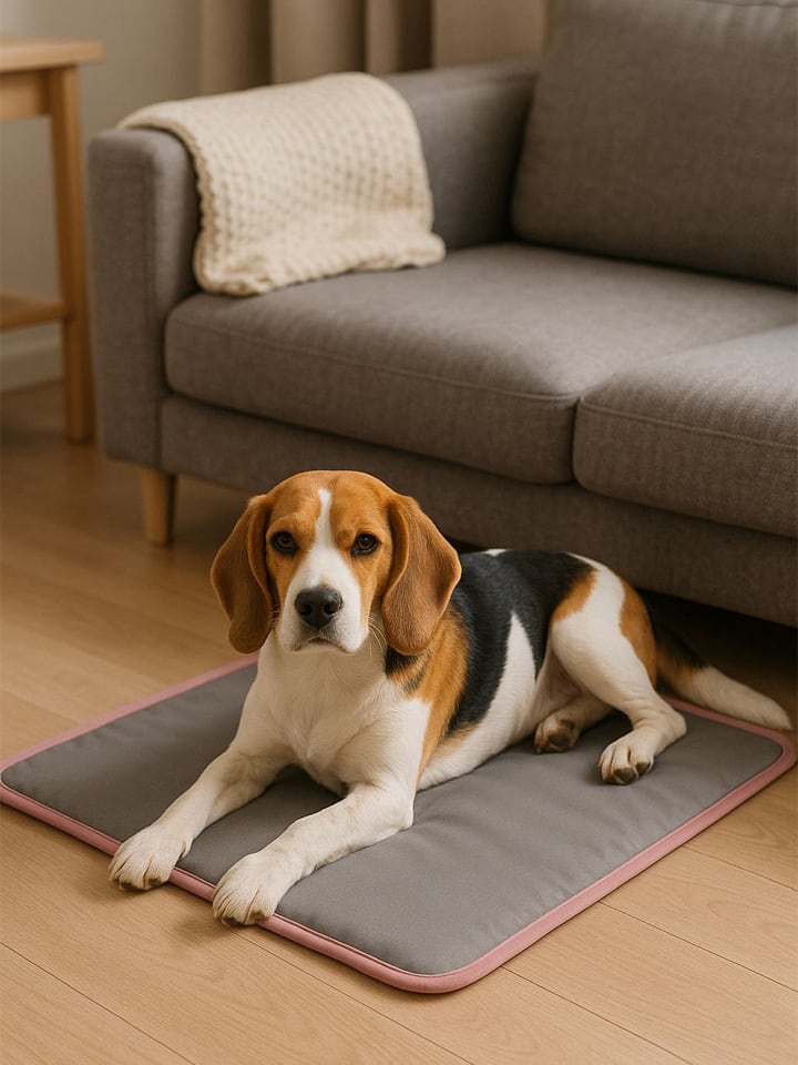 Paws&Whiskers Mata termiczna w kolorze szarym rozmiar: 60x80x3 cm