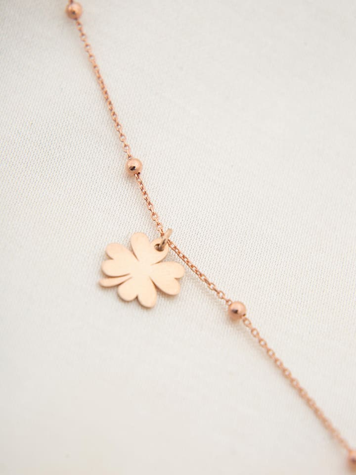 Lodie Silver Srebrna bransoletka z elementami ozdobnymi na kostkę rozmiar: onesize