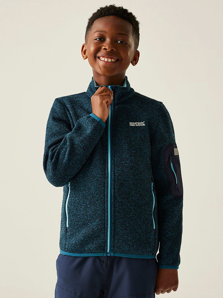 Regatta Kurtka polarowa "Newhill" w kolorze turkusowym rozmiar: 164