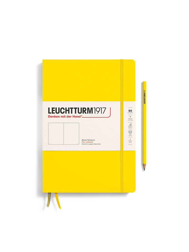 LEUCHTTURM1917 Notatnik w kolorze żółtym - B5 rozmiar: onesize