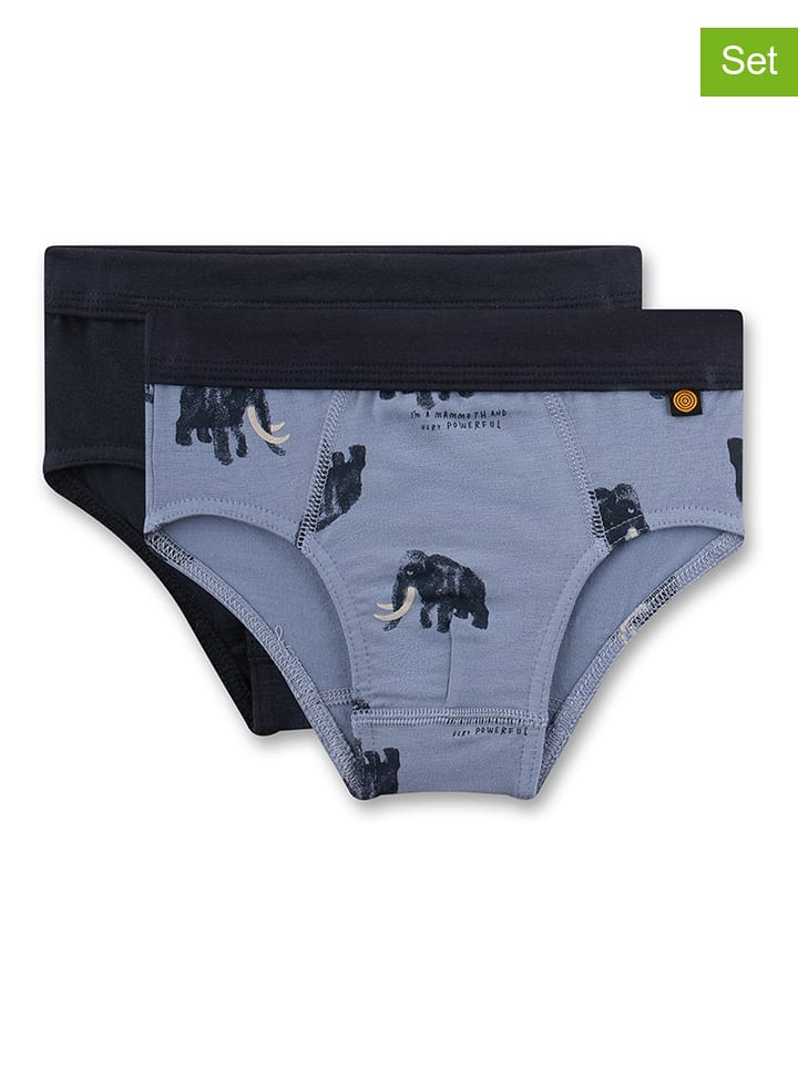 Sanetta Slipki (2 pary) w kolorze błękitnym i granatowym rozmiar: 92