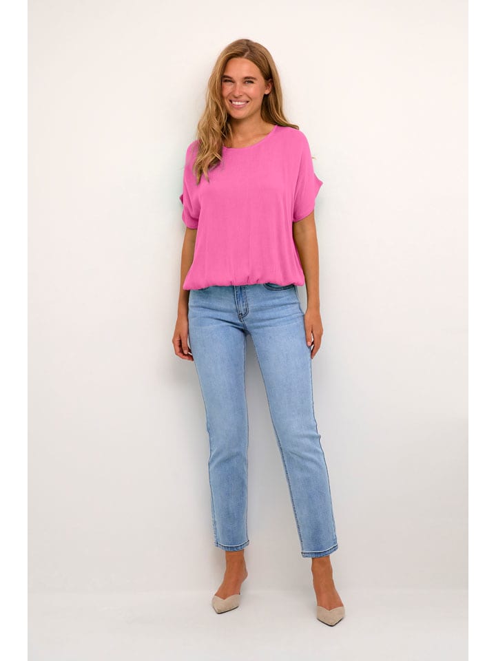 Kaffe Bluzka w kolorze różowym rozmiar: 38