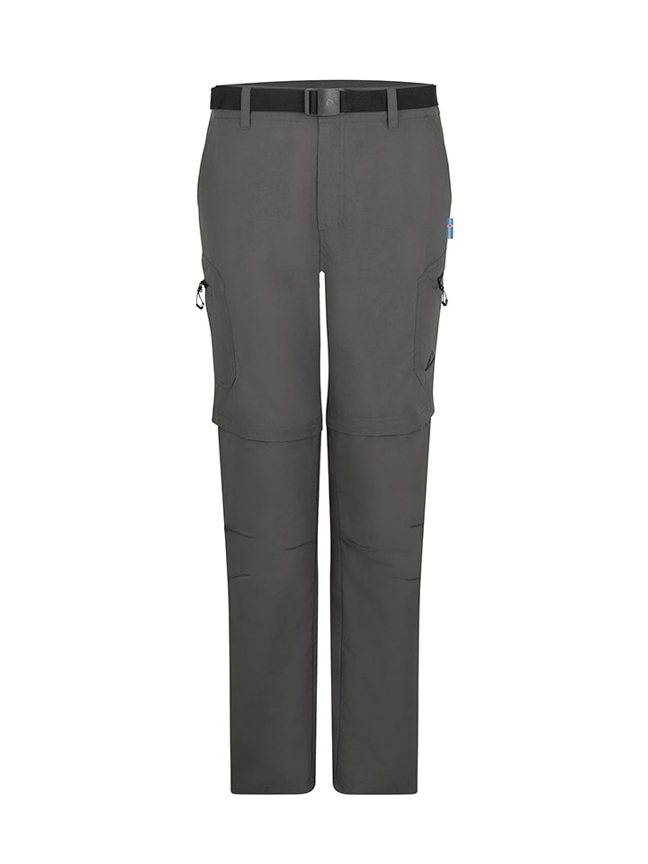 Westfjord Spodnie trekkingowe zipp-off "Eldfjall" w kolorze szarym rozmiar: XL