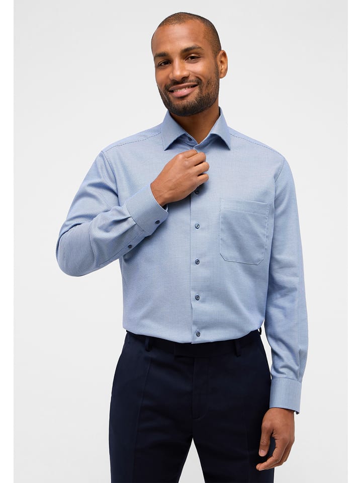 Eterna Koszula - Comfort fit - w kolorze błękitnym rozmiar: 44