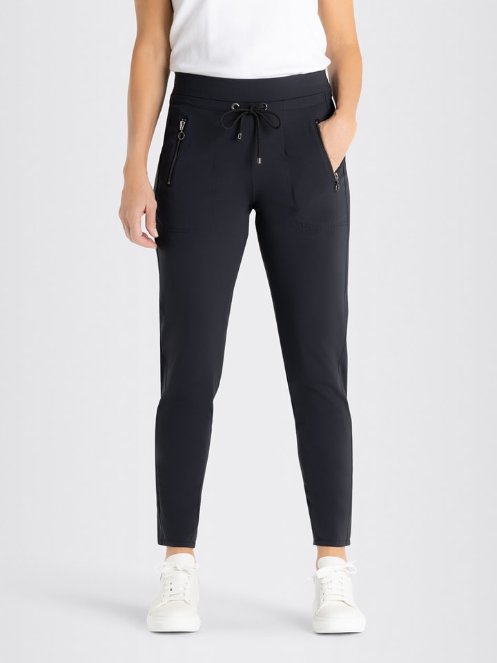 MAC Spodnie "Easy" w kolorze czarnym rozmiar: 36