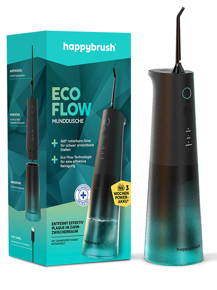 happybrush Wymienne dysze "ECO Flow" w kolorze czarnym do irygatora rozmiar: onesize