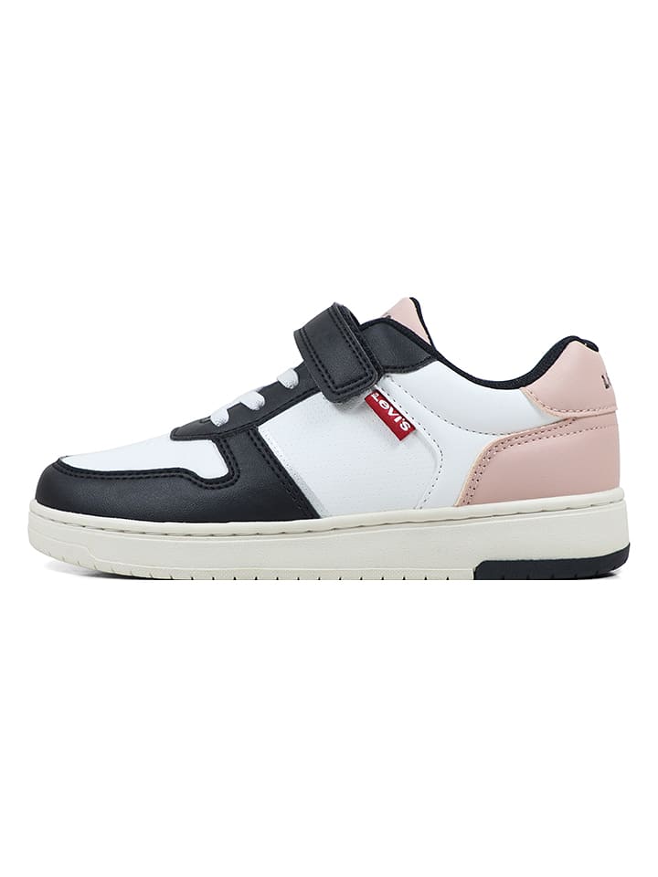 Levi´s Sneakersy "Kick Mid" w kolorze czarno-jasnoróżowym rozmiar: 37