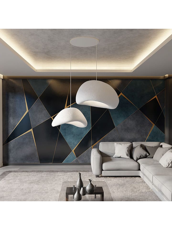 ABERTO DESIGN Lampa wisząca w kolorze białym - 80 x 120 cm rozmiar: onesize