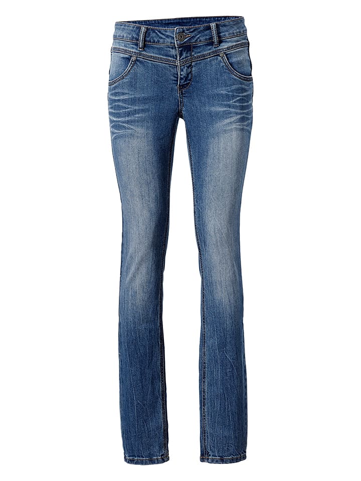 Heine Dżinsy - Regular fit - w kolorze niebieskim rozmiar: W24