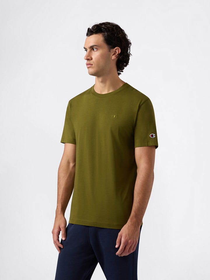 Champion Koszulka w kolorze khaki rozmiar: S