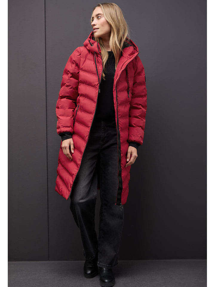 Street One Płaszcz pikowany w kolorze czerwonym rozmiar: 40