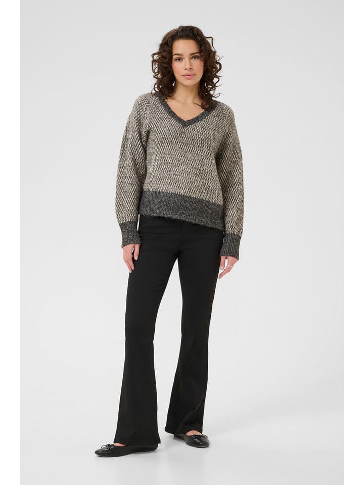 Kaffe Sweter w kolorze antracytowym rozmiar: L