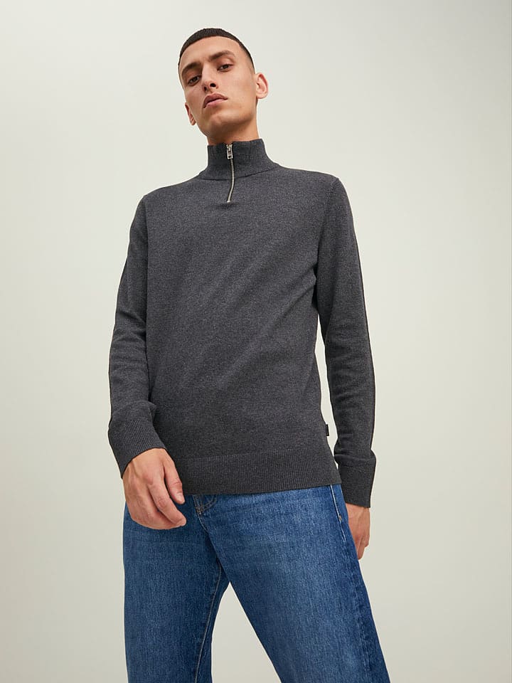 Jack & Jones Sweter w kolorze antracytowym rozmiar: XXL