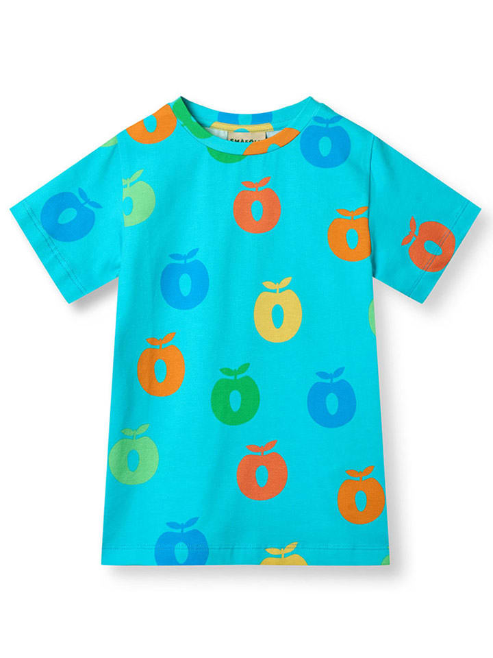 Småfolk Koszulka w kolorze niebieskim ze wzorem rozmiar: 92/98