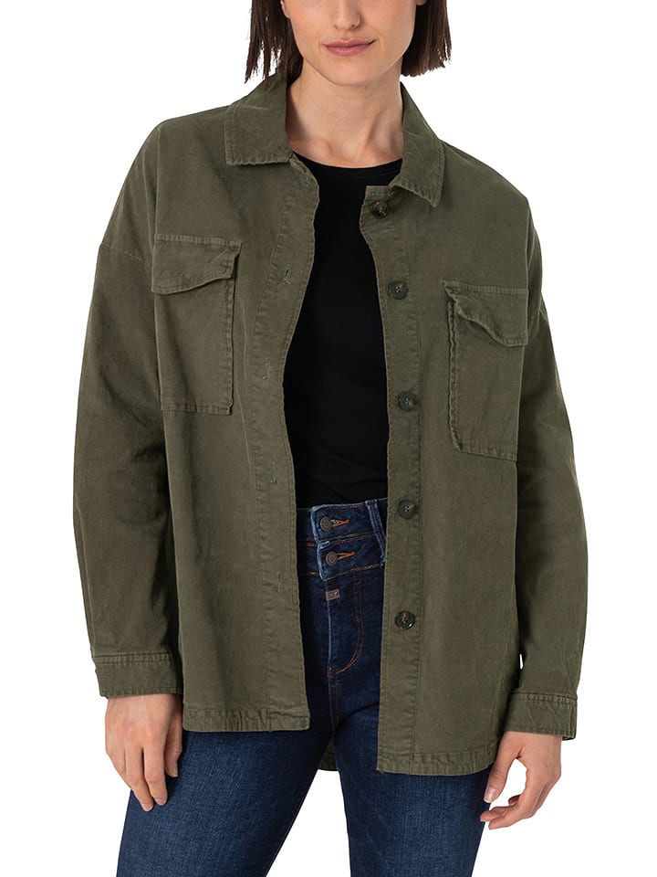 Timezone Kurtka koszulowa w kolorze khaki rozmiar: XL