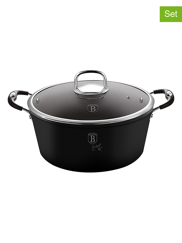 Berlinger Haus 2-częściowy zestaw "Black Professional" w kolorze czarnym - Ø 24 cm rozmiar: onesize