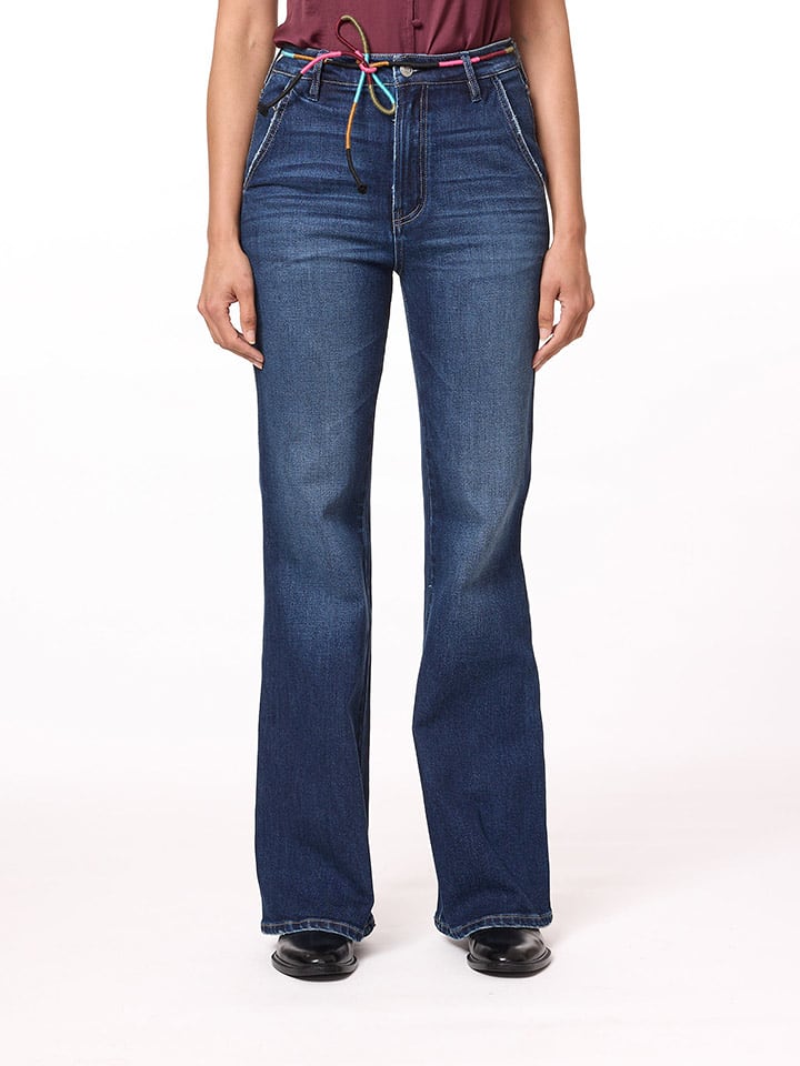 Scotch & Soda Dżinsy - Flare fit - w kolorze granatowym rozmiar: W30