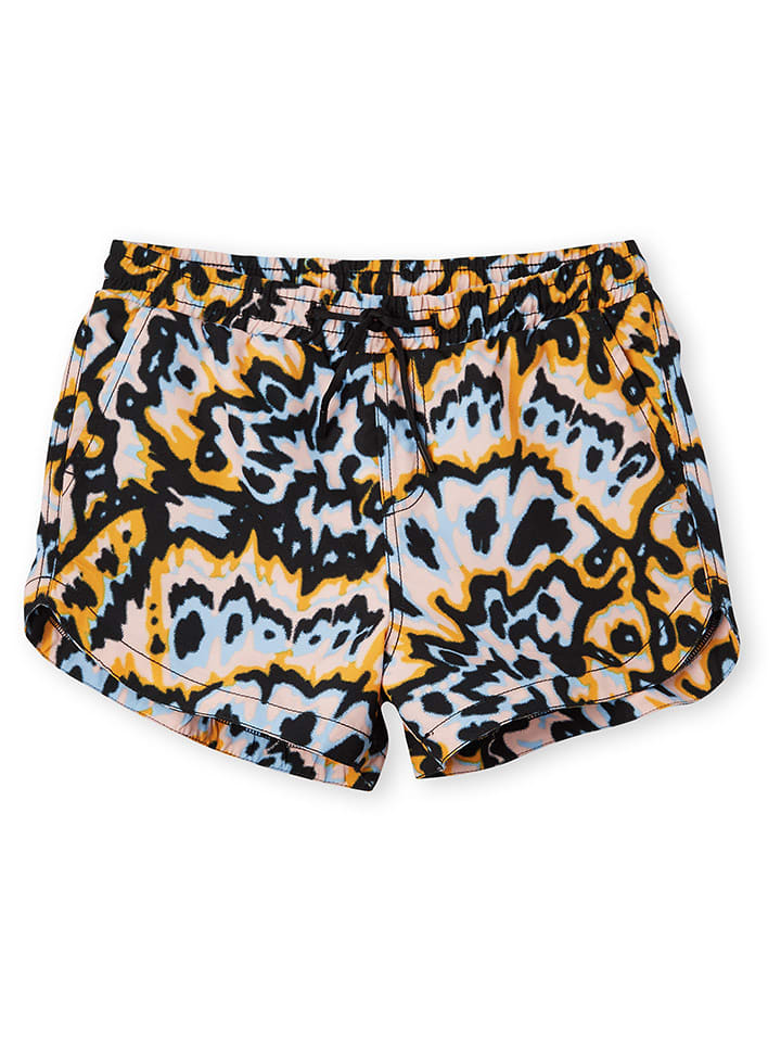 O'Neill Szorty kąpielowe "AOP" w kolorze jasnoróżowo-czarnym rozmiar: 176