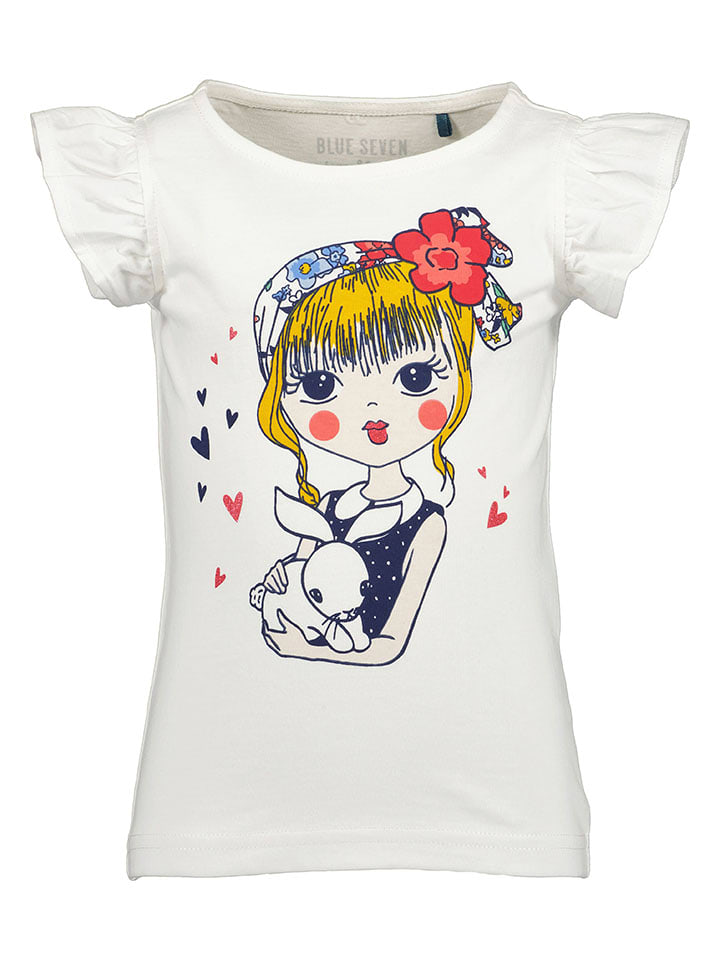 Blue Seven Koszulka w kolorze kremowym rozmiar: 92