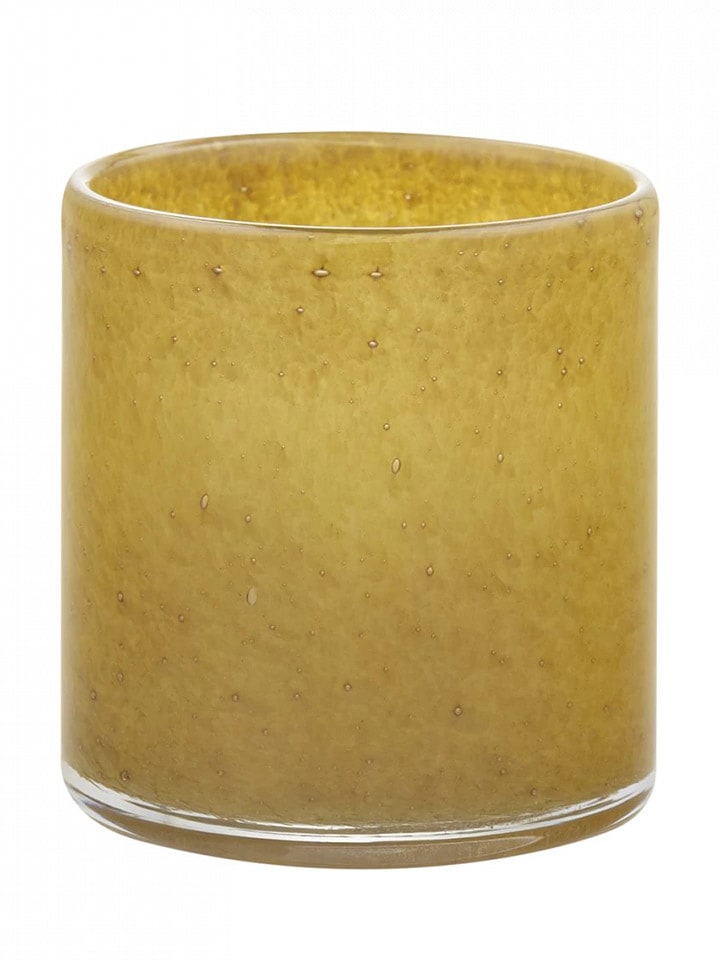 Blomus Świecznik "Saga" w kolorze żółtym - wys. 8,3 x Ø 8,5 cm rozmiar: onesize