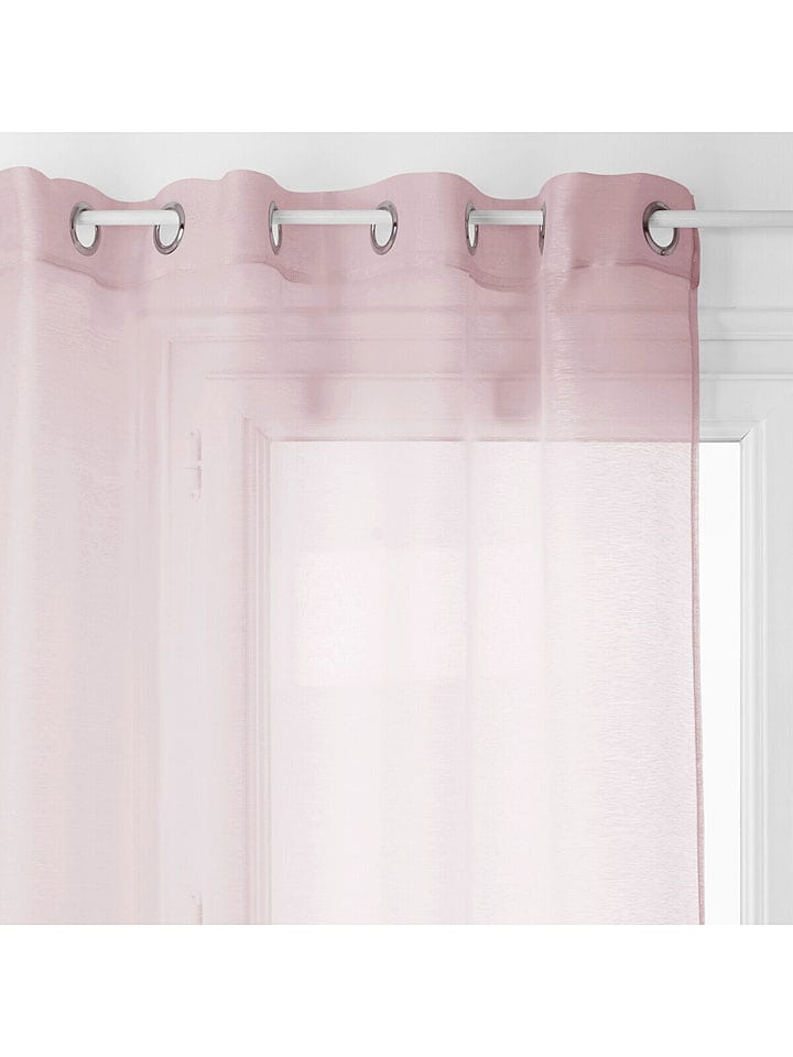 WellHome for Kids Zasłona w kolorze jasnoróżowym - 240 x 135 cm rozmiar: onesize