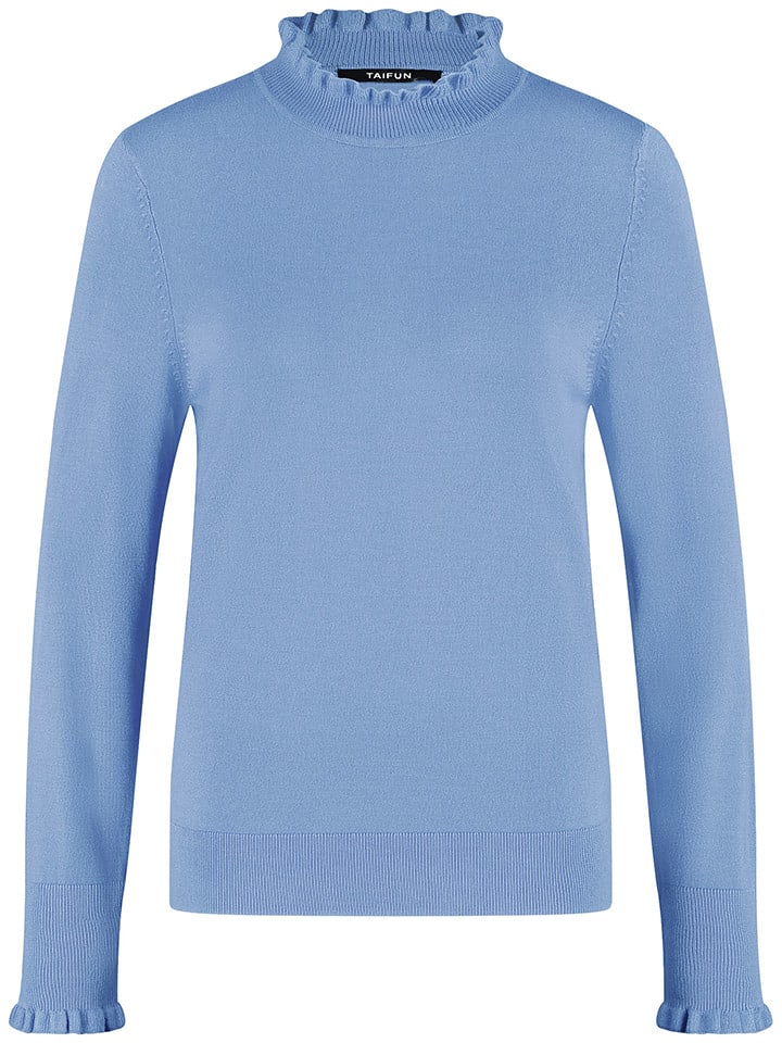 TAIFUN Sweter w kolorze błękitnym rozmiar: 42