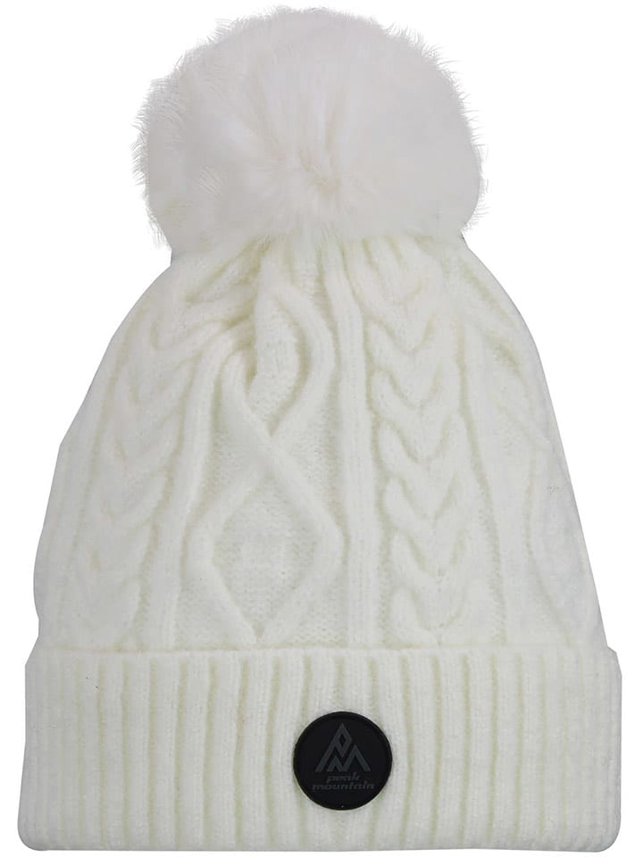 Peak Mountain Czapka "Montchat" w kolorze kremowym rozmiar: onesize