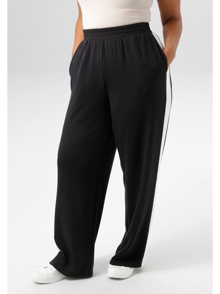 Aniston Spodnie dresowe w kolorze czarnym rozmiar: 48