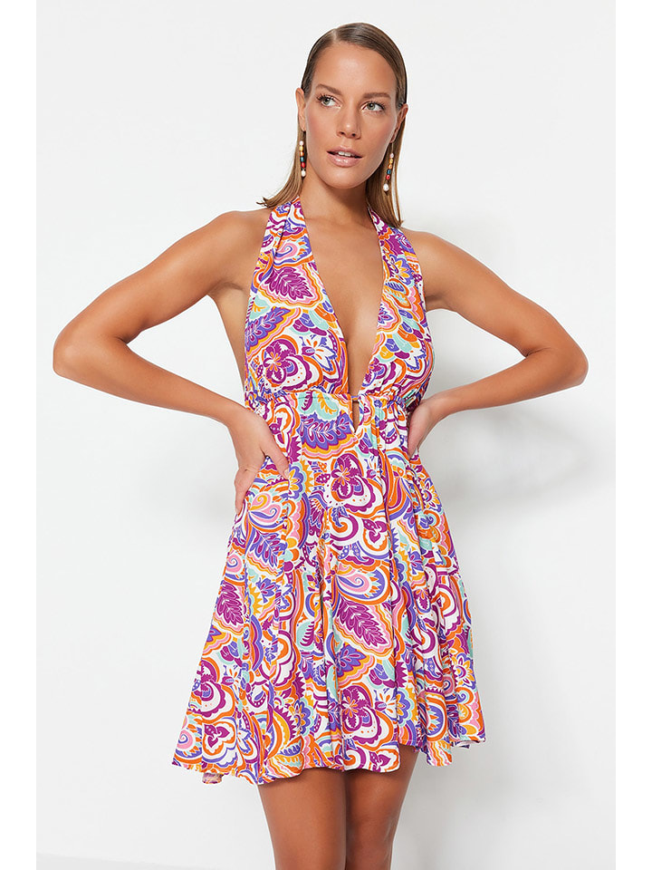 trendyol Sukienka ze wzorem rozmiar: 36