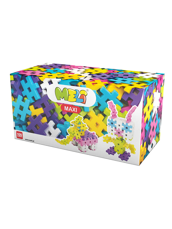 HCM 100-częściowy zestaw klocków "Meli Maxi" - 12 m+ rozmiar: onesize
