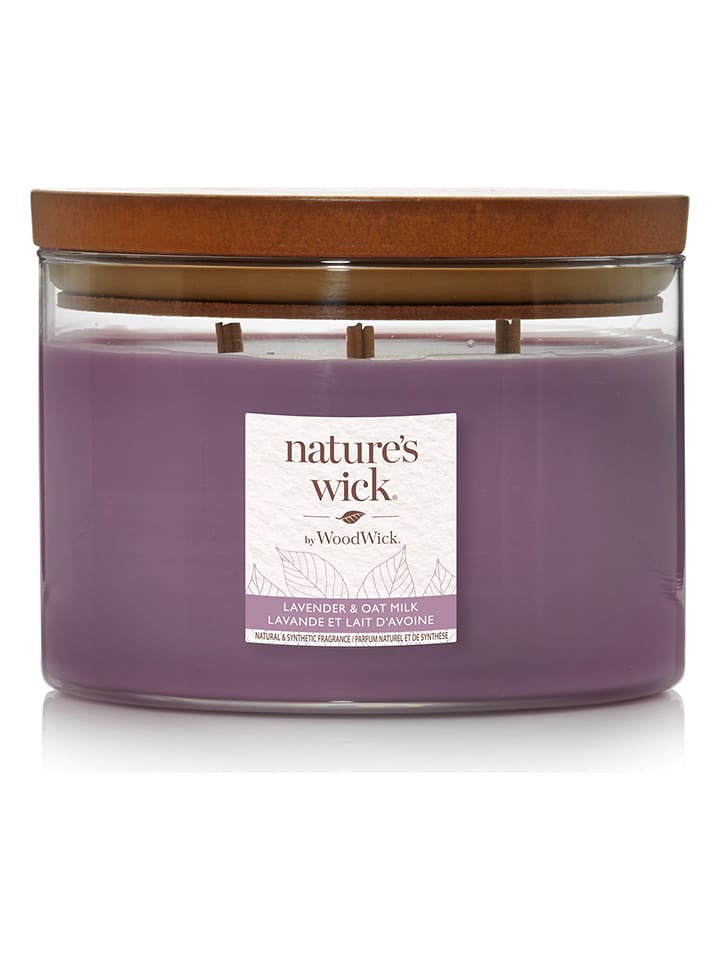 Nature's Wick by WoodWick Świeca zapachowa "Lavender & Oat Milk" - 433 g rozmiar: onesize