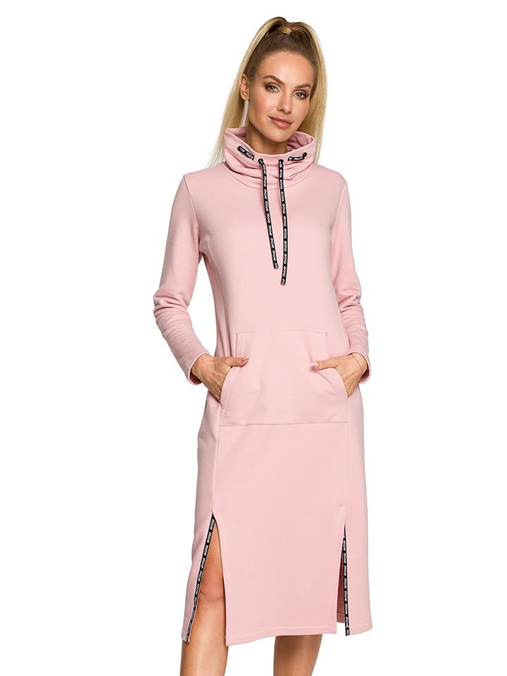 made of emotion Sukienka w kolorze jasnoróżowym rozmiar: S