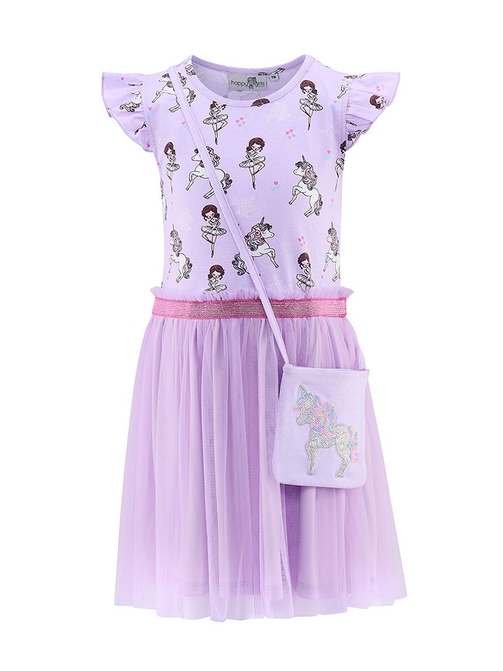 happy girls by Eisend Sukienka w kolorze fioletowym rozmiar: 152